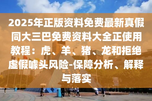 2025年正版資料免費最新真假同大三巴免費資料大全正使用教程：虎、羊、豬、龍和拒絕虛假噱頭風險-保障分析、解釋與落實